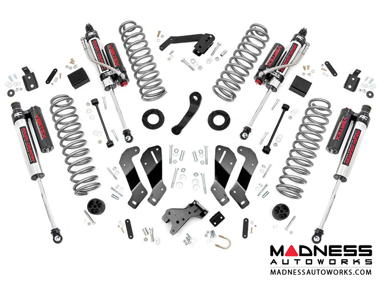 Jeep Wrangler JK Suspension Lift Kit w/ Control Arm Drops & Vertex Reservoir Shocks - 3.5" Lift - 2 Door